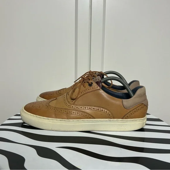 Ted baker Dentton tan leather wingtip - Picture 3 of 7